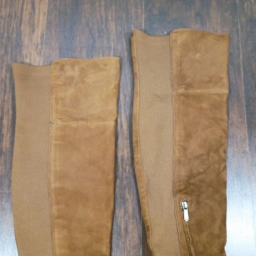 Sam Edelman Women's Pam Over the Knee Boots Brown Suede Women's‎ 9.5